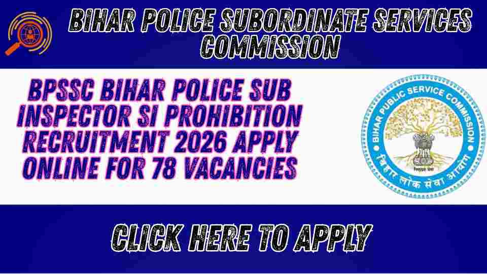 Bihar BPSSC Police Enforcement SI PET Admit Card 2026: Released